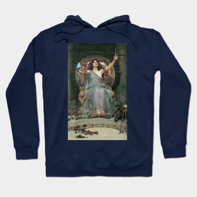 Circe Offering the Cup to Ulysses, 1891 John William Waterhouse Hoodie by immortalpeaches